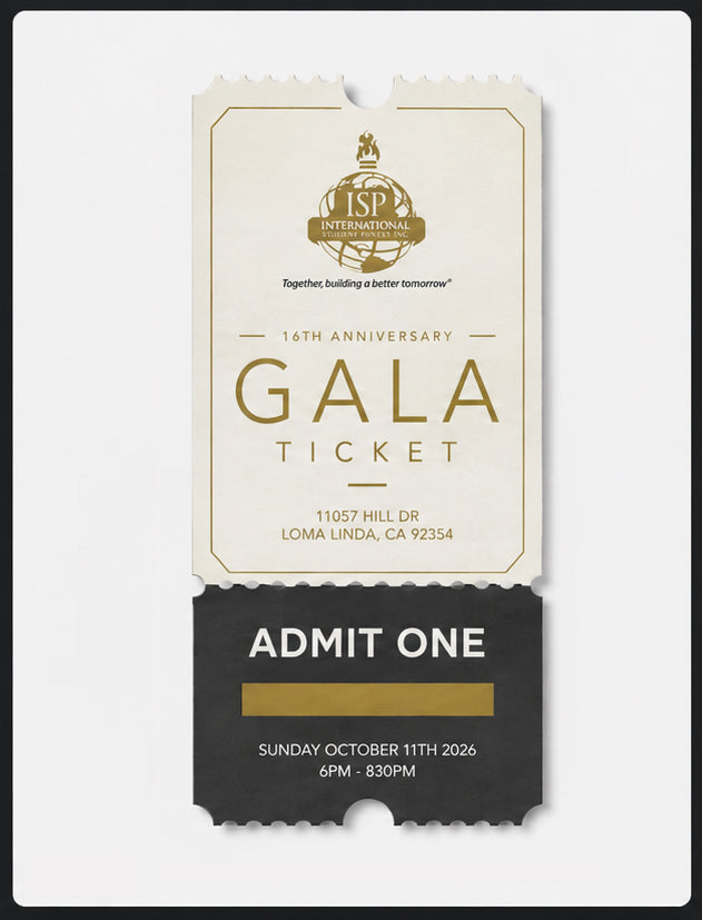 Admit One Gala Ticket