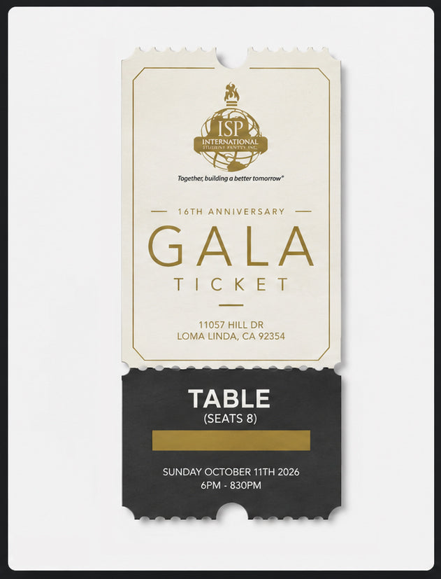 Table of 8 Gala Ticket